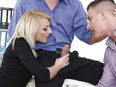 UhAnal presents: Office anal sex with bisex guys