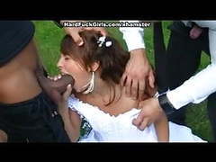 UhAnal presents: The groom the bride fucked hard in the woods