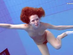 UhAnal presents: Matrosova hot ginger pussy in the pool