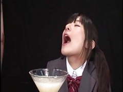 UhAnal presents: Ryoko hirosaki gokkun swallow. censored