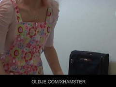 UhAnal presents: Old pervert man gets ridden by a young hotel maid