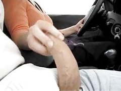 UhAnal presents: Car drive handjob