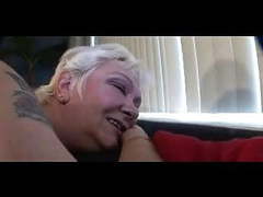 UhAnal presents: Tattoo granny fingers and sucks