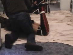 UhAnal presents: Kathy hogtied and struggling