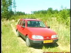 UhAnal presents: Big boobed emergency fuck outdoor on the road