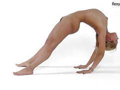 UhAnal presents: Asya bulka hot ass gymnast does spreads