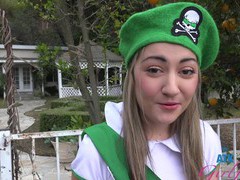 UhAnal presents: Horny lily adams with natural tits enjoys while being fucked