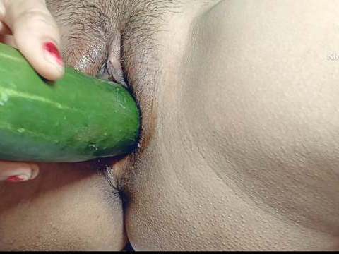 UhAnal presents: I can't get any where big black cock so my small pussy fucked by big cucumber in hindi