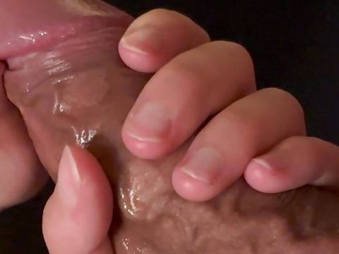 UhAnal presents: Close up - slow and wet blowjob until cum in mouth