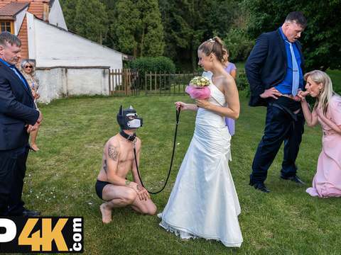 UhAnal presents: Bride4k. lovely love scene. hot sex with andrea