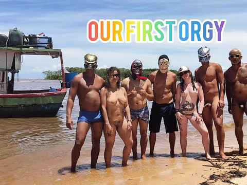 UhAnal presents: I took my wives to a gangbang with my friends on an old boat in salvador