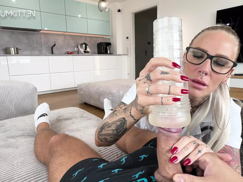 UhAnal presents: Ride therapy for pole fever - raw xxl glasses facial you won't forget