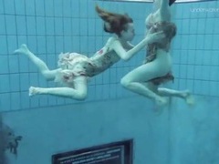 UhAnal presents: Teens jump in the pool in their cute dresses