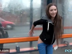 UhAnal presents: Beautiful girl has fun playing in public