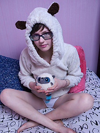 UhAnal presents: Innocent teen cutie does something really naughty to her daddy before bedtime and she really seems to like it
