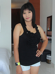 UhAnal presents: Stunning Thai babe with big puffy tits gets a creampie surprise
