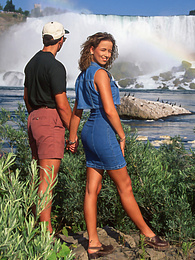 UhAnal presents: Pam Lee Enjoys the Sights and a Gangbang at Niagara Falls