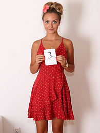 UhAnal presents: Brilliant czech cutie Victoria Puppy removes all clothes during a solo shoot